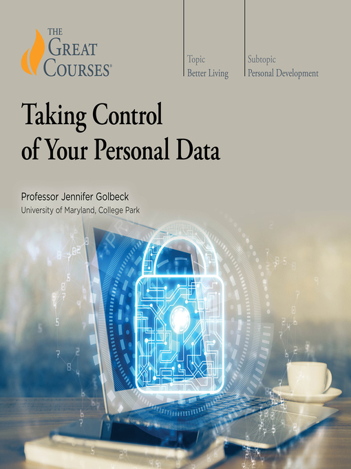 Title details for Taking Control of Your Personal Data by Jennifer Golbeck - Wait list